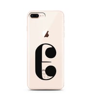Iphone 7 Plus Harf Tasarımlı Telefon Kılıfı E-Harfi 