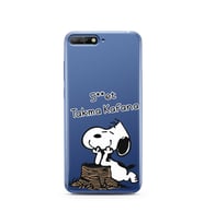 Snoopy Tasarımlı Süper Şeffaf Silikon Telefon Kılıfı Huawei Y6 2018