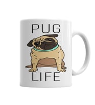 Pug Life Köpek  Kupa Bardak Porselen