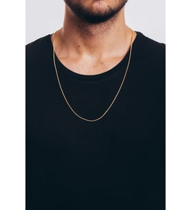 Erkek Zincir Gold Alaşım Kolye (Altın)
