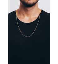 Erkek Zincir Gold Alaşım Kolye (Altın)