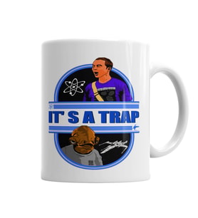 It' s A Trap Kupa Bardak Porselen