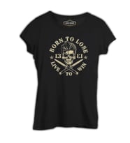 Kurukafa - Live Siyah Kadın Tshirt