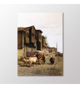 Arty Tablo Koçu Arabası Tablo (Karışık)