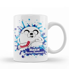 Adventure  Time Bacon Pancakes  Kupa Bardak Porselen