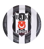 Beşiktaş - Tabak - 23,00 cm - 8 Adet (STD)