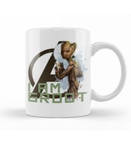 Avengers I am Groot Kupa Bardak Porselen