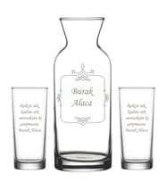 Kişiye Özel Rakı Karaf Seti Model 16-5