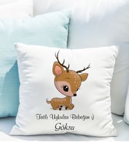 Kişiye Özel Tatlı Uykular Bebeğim Bebek Yastığı
