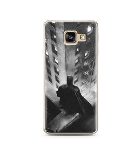 Batman Tasarım Süper Şeffaf Silikon Telefon Kılıfı Samsung A3 (2017)