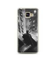 Batman Tasarım Süper Şeffaf Silikon Telefon Kılıfı Samsung A3 (2017)