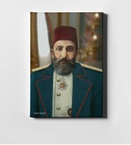BK Gift Kişiye Özel Sultan Iı Abdülhamit Han Kanvas Tablo 50x70cm 7