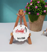 Avukat Ahşap Anahtarlık