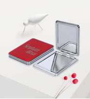 BK Gift Kişiye Özel İsimli Kırmızı Ayna