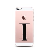 Iphone 5s Harf Tasarımlı Telefon Kılıfı T-Harfi 