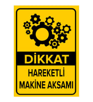 MIGNATIS - Dikkat Hareketli Makine Aksamı Levhası - Sac Malzeme 35x50cm