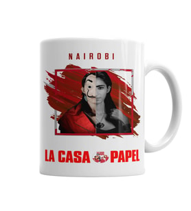 La Casa De   Papel Kupa Bardak Porselen