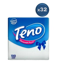 Teno Peçete 100 Lü Pk 32 Li Set (1 Koli)