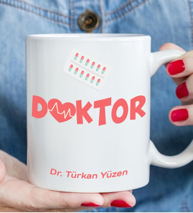 Doktorlara Özel Kendin Tasarla Kupa Bardak