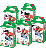 Fujifilm İnstax Mini 7-8-9-25 için Film 50 Adet