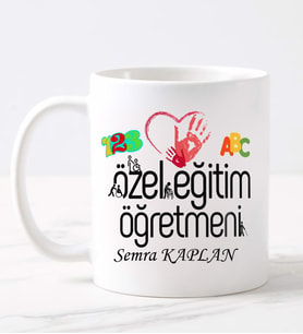 Özel Eğitim Öğretmeni  Kupa (Beyaz)