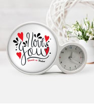 BK Gift Kişiye Özel Seni Seviyorum Saatli Sihirli Led Ayna Çerçeve  1