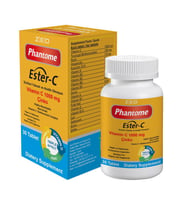 PHANTOME ESTER-C ViTAMİN C 1000 MG ,ÇİNKO ,D VİTAMİNİ ,MULTİVİTAMİN COMPLEX 30 TABLET