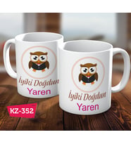 Kişiye Özel İsimli İyiki Doğdun Hediye Kupa Bardak