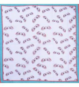 Yeşil Baykuş Kare Bandana