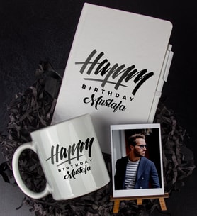 Kişiye Özel Defter Kalem Kupa Ve Fotoğraflık Seti 85820