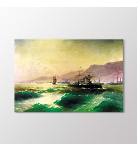Arty Tablo Girit Açıklarında Hücümbot, 1897 Tablo (Karışık)
