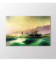 Arty Tablo Girit Açıklarında Hücümbot, 1897 Tablo (Karışık)