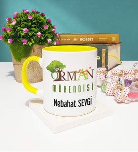 Orman Mühendisi Kupa Bardak Sarı