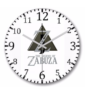 The Legend Of Zabuza  Naruto Duvar Saati Bombeli Gercek Cam