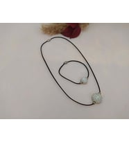 Hdmarketim Swarovski Taşlı Kaucuk Bileklikli Kolye