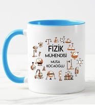 Fizik Mühendisi Kupa Bardağı Mavi