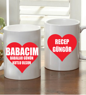 Kişiye Özel Babalar Günü Kupa Bardak