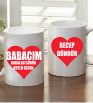 Kişiye Özel Babalar Günü Kupa Bardak