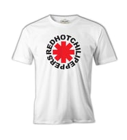 RHCP - Logo Beyaz Erkek Tshirt