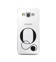 Samsung A3 (2015) Harf Tasarımlı Telefon Kılıfı Q-Harfi 