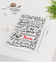 BK Gift Kişiye Özel Sevgililer Günü Beyaz Defter Kalem Seti-71