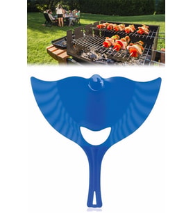 Ergonomik Plastik Renkli Barbekü Mangal Yakma Yelleme Yelpazesi (Karışık)