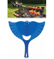 Ergonomik Plastik Renkli Barbekü Mangal Yakma Yelleme Yelpazesi (Karışık)