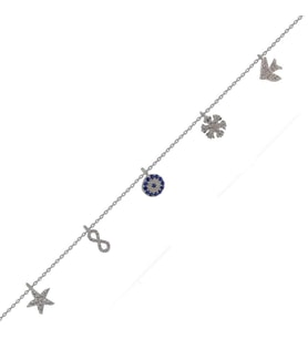 Söğütlü Silver şans bilekliği
