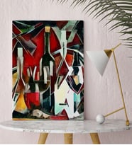 BK Gift Kişiye Özel Modern Soyut Kanvas Tablo 30x50cm 16