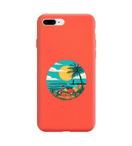 Turuncu Lansman Telefon Kılıfı Iphone 8 Plus