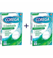 Corega Diş Protezi Temizleyici 30 Tablet 2 Adet