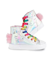 Unicorn Hologramlı Kız Sneakers (Karışık)