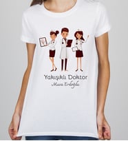 Kişiye Özel Yakışıklı Doktor Tşörtü