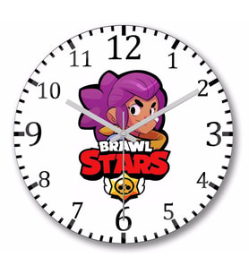 Brawl Stars   Duvar   Saati   Bombeli    Gercek Cam